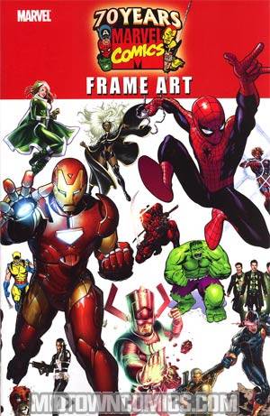 Marvel 70th Anniversary Frame Art One Shot