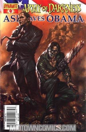 Army Of Darkness Ash Saves Obama #4 Cover B Lucio Parrillo Cover