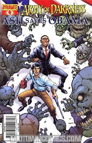 Army Of Darkness Ash Saves Obama #4 Cover A Todd Nauck Cover