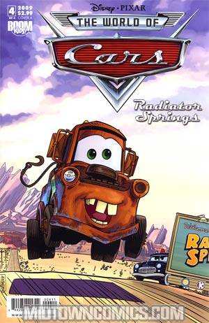 Disney Pixars World Of Cars Radiator Springs #4 Cover A