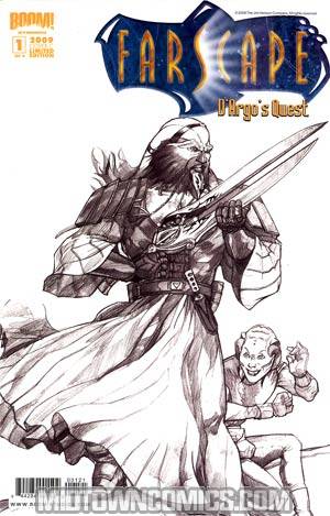 Farscape Dargos Quest #1 Incentive Caleb Cleveland Sketch Cover