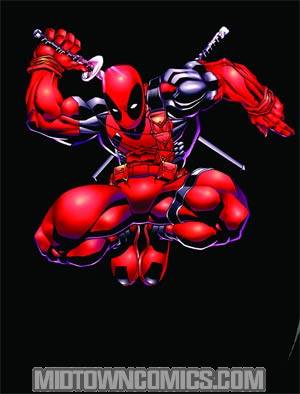 Deadpool Ed Pool Black T-Shirt Large