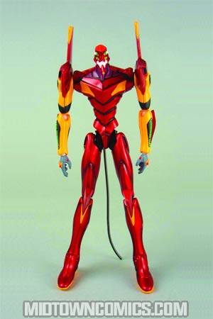 Neon Genesis Evangelion EVA Unit-02 Production Model Action Figure Metallic Paint Version