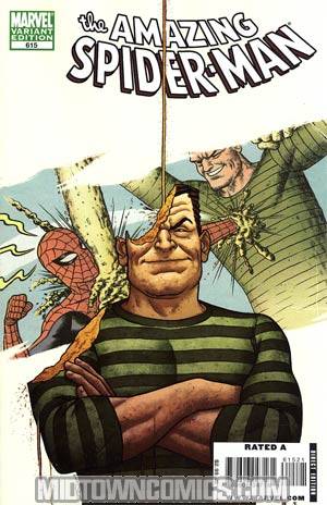 Amazing Spider-Man Vol 2 #615 Cover B Incentive Quinones Variant Cover