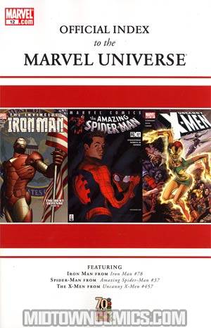 Official Index To The Marvel Universe #12