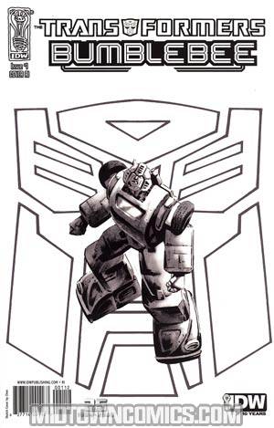 Transformers Bumblebee #1 Incentive Chee Sketch Cover
