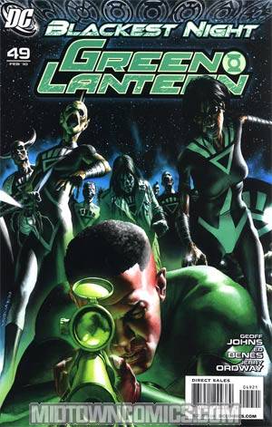 Green Lantern Vol 4 #49 Cover B Incentive Rodolfo Migliari Variant Cover (Blackest Night Tie-In)