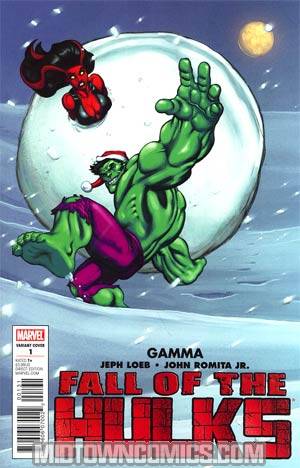 Fall Of The Hulks Gamma (One Shot) #1 Cover C Variant Ed McGuinness Santa Cover