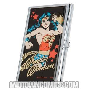 Wonder Woman Metal Business Card Holder