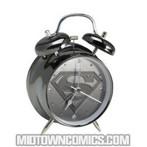 Superman Twin Bell Alarm Desk Clock