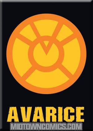 Blackest Night Magnet - Orange Lantern Corps Symbol Avarice (29592DC)