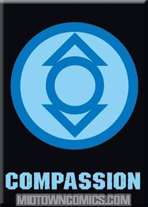Blackest Night Magnet - Indigo Lantern Corps Symbol Compassion (29593DC)