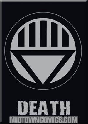 Blackest Night Magnet - Black Lantern Corps Symbol Death (29594DC)