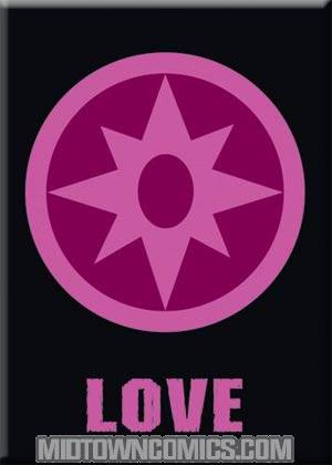Blackest Night Magnet - Violet Lantern Corps Symbol Love (29597DC)