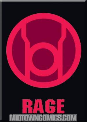 Blackest Night Magnet - Red Lantern Corps Symbol Rage (29598DC)