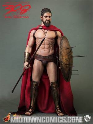 300 King Leonidas 12-Inch Action Figure By Hot Toys