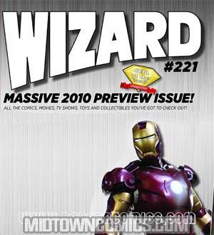 Wizard Comics Magazine #221 Iron Man 2 Cvr