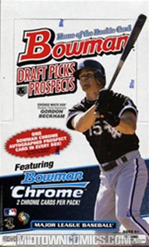 Bowman 2009 Draft Picks & Prospects MLB Trading Cards Box