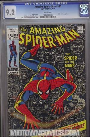 Amazing Spider-Man #100 Cover B CGC 9.2 