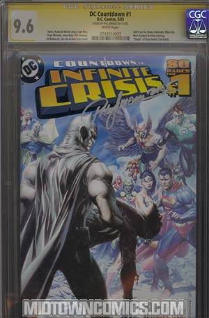 DC Countdown To Infinite Crisis #1 Cover G Signed by Phil Jimenez CGC 9.6