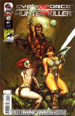 Cyberforce Hunter-Killer #1 Cover E Kenneth Rocafort SDCC Variant Cover