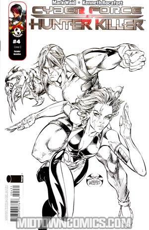 Cyberforce Hunter-Killer #4 Cover C Incentive Joe Benitez Sketch Variant Cover