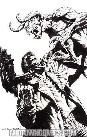 Ghoul #2 Incentive Bernie Wrightson Black & White Virgin Cover