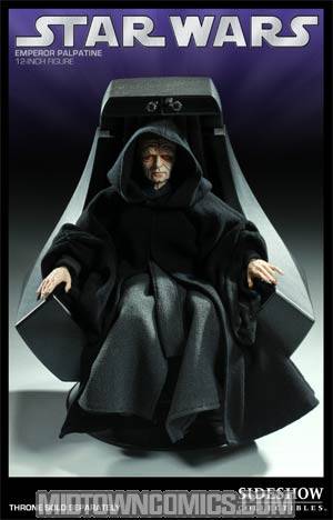 Star Wars Emperor Palpatine 12-Inch Action Figure With Imperial Throne 1/6 Scale Environment