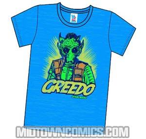 Star Wars Greedo Blueberry T-Shirt Large