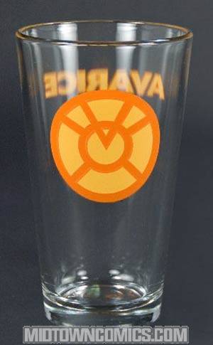 DC Blackest Night Toon Tumbler - Orange Lantern Corps Symbol Avarice