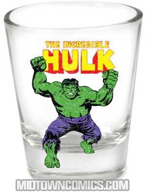 Marvel Heroes Hulk Shot Glass