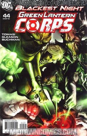 Green Lantern Corps Vol 2 #44 Cover B Incentive Greg Horn Variant Cover (Blackest Night Tie-In)