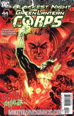 Green Lantern Corps Vol 2 #44 Cover A Regular Patrick Gleason Cover (Blackest Night Tie-In)