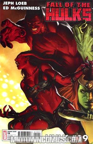 Hulk Vol 2 #19 Incentive Marko Djurdjevic Variant Cover (Fall Of The Hulks Tie-In)