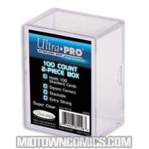 Ultra Pro Card Storage Box 100-Count Slider Box