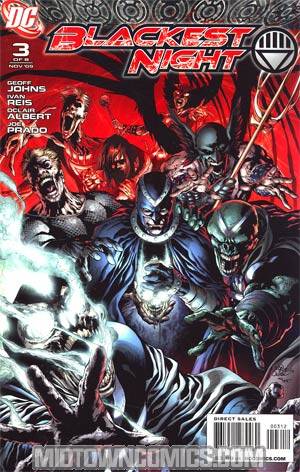 Blackest Night #3 Cover D 2nd Ptg