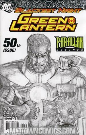 Green Lantern Vol 4 #50 Cover C Incentive Doug Mahnke Sketch Cover (Blackest Night Tie-In)