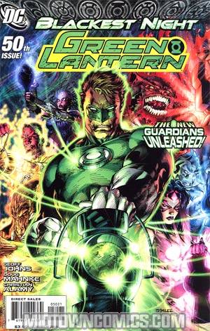 Green Lantern Vol 4 #50 Cover B Incentive Jim Lee Variant Cover (Blackest Night Tie-In)