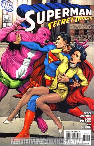 Superman Secret Origin #4 Incentive Gary Frank Variant Cover