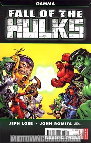 Fall Of The Hulks Gamma Cover D 2nd Ptg Variant Ed McGuinness Cover
