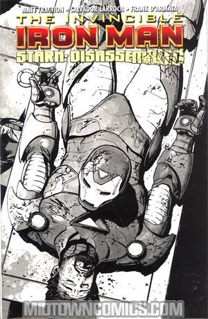 Invincible Iron Man #20 Cover D Incentive MRRC Patrick Zircher Black And White Wraparound Cover