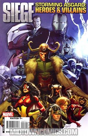 Siege Storming Asgard Heroes And Villains Cover A Regular Greg Land Male Loki Cover