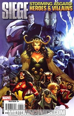 Siege Storming Asgard Heroes And Villains Cover B Variant Greg Land Female Loki Cover