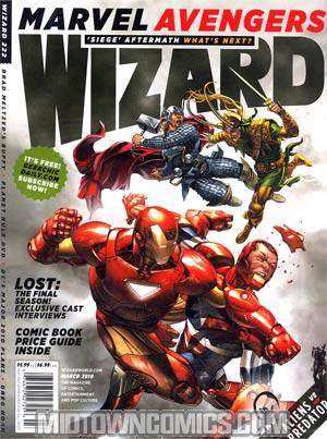 Wizard Comics Magazine #222 Marvel Siege Cvr