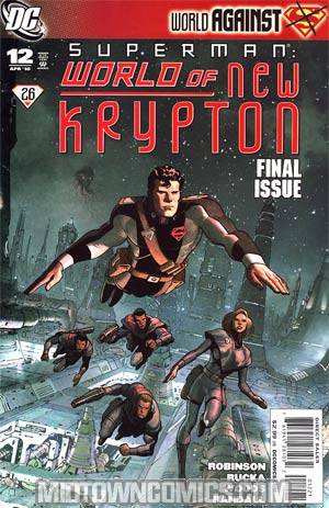 Superman World Of New Krypton #12 Incentive Ladronn Variant Cover