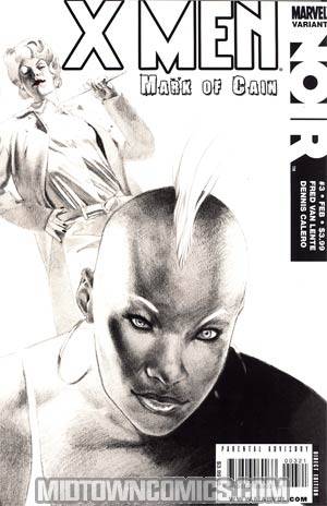 X-Men Noir Mark Of Cain #3 Variant Dennis Calero Cover