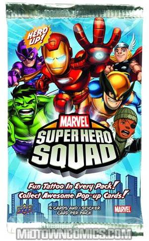 Marvel Super Hero Squad Trading Cards Blister Pack