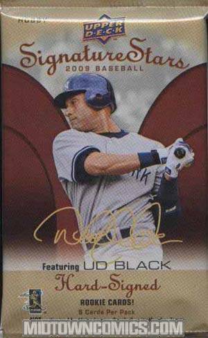 Upper Deck 2009 UD Signature Stars MLB Trading Cards Pack