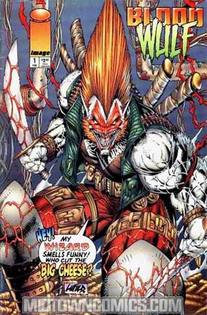 Bloodwulf #1 Cover B Rob Liefeld Hey My Wizard Smells Funny Who Cut The Big Cheese Cover