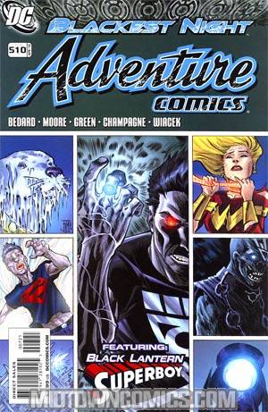 Adventure Comics Vol 2 #7 Cover B Incentive Adventure Comics 510 Francis Manapul Variant Cover (Blackest Night Tie-In)